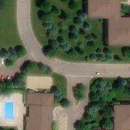 Kalamazoo Beach Volleyball Court #1 — aerial view