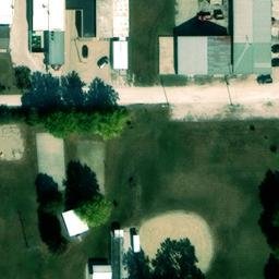 Gowrie Beach Volleyball Court — aerial view