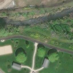 Phoenix Beach Volleyball Court — aerial view