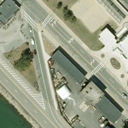 Nantasket Beach Beach Volleyball Court #1 — aerial view