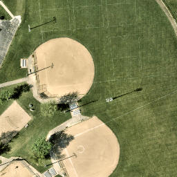 Wauconda Beach Volleyball Court — aerial view