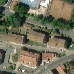 Sand Volleyball Court — aerial view