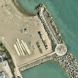 Lake County Beach Volleyball Court #3 — aerial view