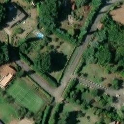 Volleyball Court near Fontevivola — aerial view