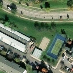 Ann Arbor Beach Volleyball Court #2 — aerial view