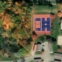 Pittsfield Charter Township Beach Volleyball Court #1 — aerial view