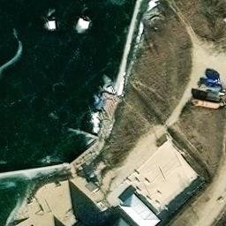 Crystal Lake Beach Volleyball Court #4 — aerial view