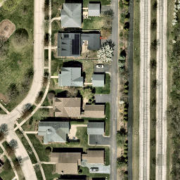 Vernon Hills Beach Volleyball Court #1 — aerial view