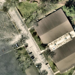 Lincolnshire Beach Volleyball Court — aerial view