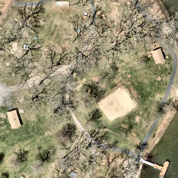 Lake Zurich Beach Volleyball Court #3 — aerial view
