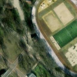 Sand Volleyball Court — aerial view