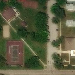 Mapleton Beach Volleyball Court #1 — aerial view