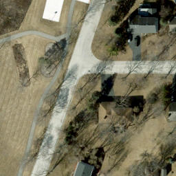 Algonquin Beach Volleyball Court — aerial view