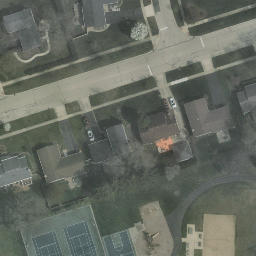 Buffalo Grove Beach Volleyball Court #2 — aerial view