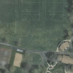 Buffalo Grove Beach Volleyball Court #1 — aerial view