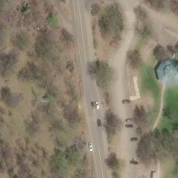 Jackson County Beach Volleyball Court #2 — aerial view