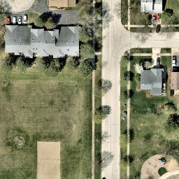 Volleyball Court — aerial view