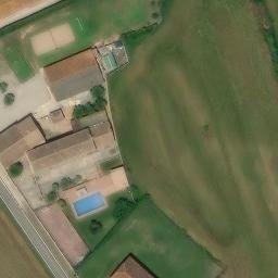 Grass Volleyball Court — aerial view