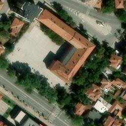 Volleyball Court — aerial view