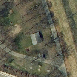 City of Corning Beach Volleyball Court — aerial view