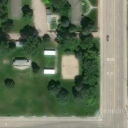 Volleyball — aerial view
