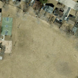 Carpentersville Beach Volleyball Court #2 — aerial view