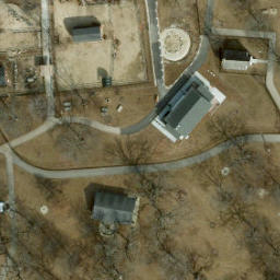 West Dundee Beach Volleyball Court — aerial view