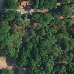 Sand Volleyball Court — aerial view