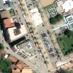 Sand Volleyball Court — aerial view