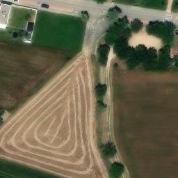Volleyball Court — aerial view