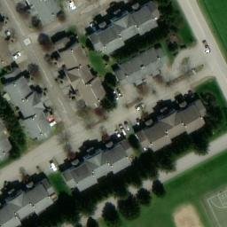 Millcreek Township Beach Volleyball Court #4 — aerial view