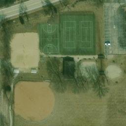 South Barrington Beach Volleyball Court #5 — aerial view