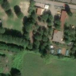 Sand Volleyball Court — aerial view