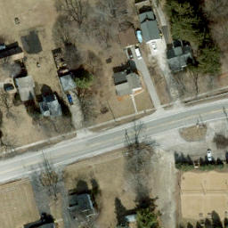 Pingree Grove Beach Volleyball Court #1 — aerial view