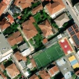 Volleyball Court — aerial view