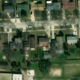 Hoffman Estates Beach Volleyball Court #9 — aerial view