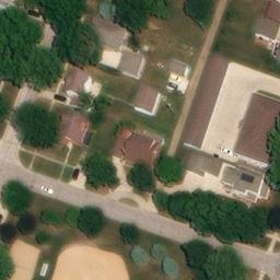 Carroll Beach Volleyball Court — aerial view