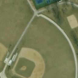 Hoffman Estates Beach Volleyball Court #8 — aerial view