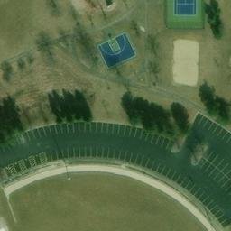 Hoffman Estates Beach Volleyball Court #7 — aerial view