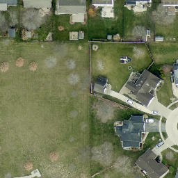 Cedar Rapids Beach Volleyball Court #18 — aerial view