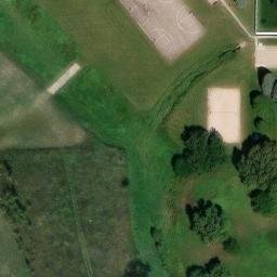 Berry Hill Neighborhood Sand Volleyball Court — aerial view