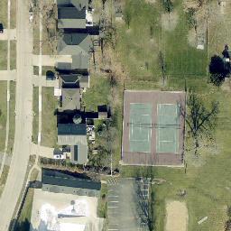 Marion Beach Volleyball Court #2 — aerial view