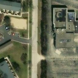Hoffman Estates Beach Volleyball Court #3 — aerial view