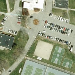 Dudley Beach Volleyball Court — aerial view