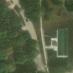 Ames Beach Volleyball Court #13 — aerial view