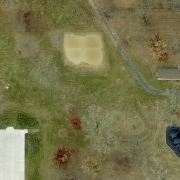 Hiawatha Beach Volleyball Court #1 — aerial view
