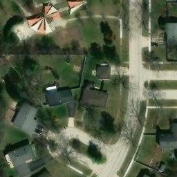 Hoffman Estates Beach Volleyball Court #1 — aerial view