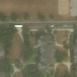 Sand Volleyball Court — aerial view
