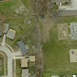 Cedar Rapids Beach Volleyball Court #15 — aerial view