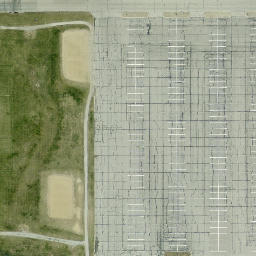 Cedar Rapids Beach Volleyball Court #13 — aerial view